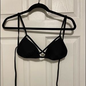 Express black bikini top
